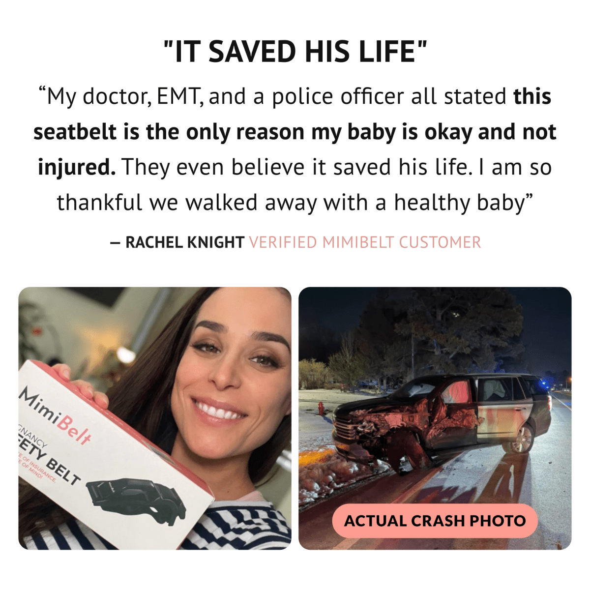 Pregnancy Safety Belt